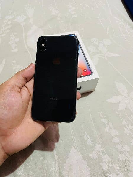 Iphone X PTA approved with box waterpack 64GB 2