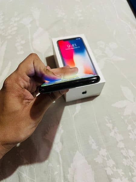 Iphone X PTA approved with box waterpack 64GB 4