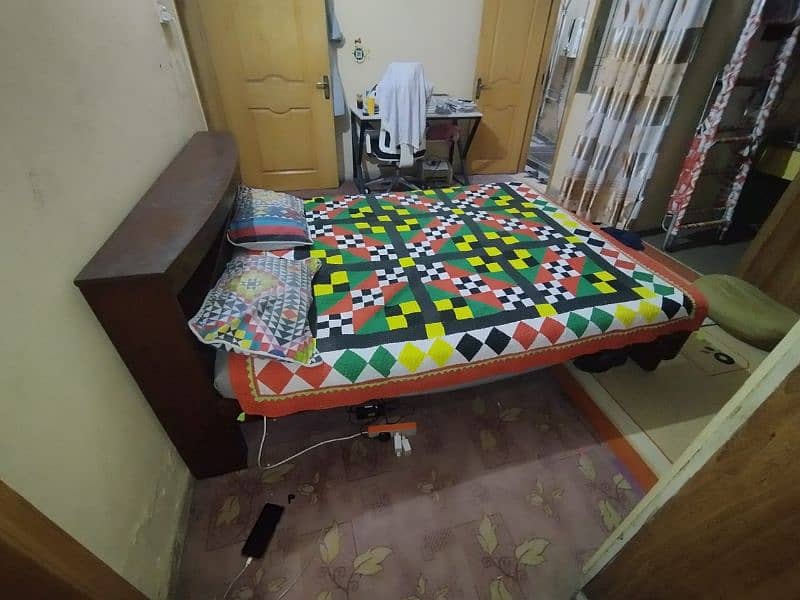 Excellent wooden bed for sale 1