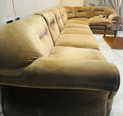 L SHAPED SOFA’s for sell