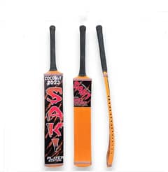 SAKI, Tape Ball Bat  English Willow Handle Bat free delivery