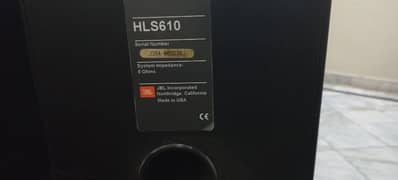 JBL HLS 610 large bookshelf speaker ( klipsch, kef, denon,  yamaha)