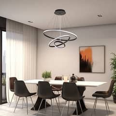 Modern style 3-Ring Chandelier