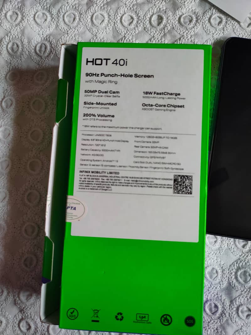 Infinix hot 40i 7