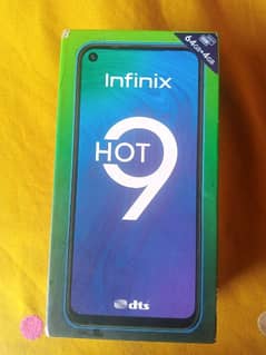 Infinix hot9.4/64 with box panel change ha call+Whatsapp 03074937491