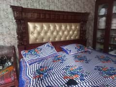 beautiful bed set pure wood