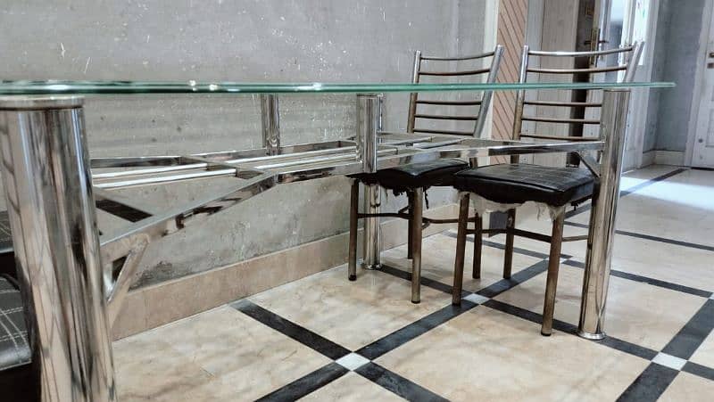 Stainless Steel Dinning Table Available for sale 0