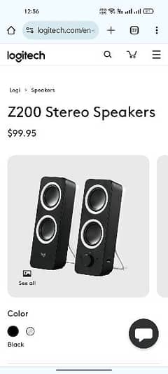 logitech Z200, I speakers like new