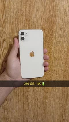 I Phone 11, 256 GB, JV non active, 100%  battery health, Price Final