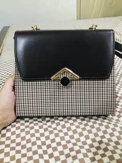 Dark brown women handbag