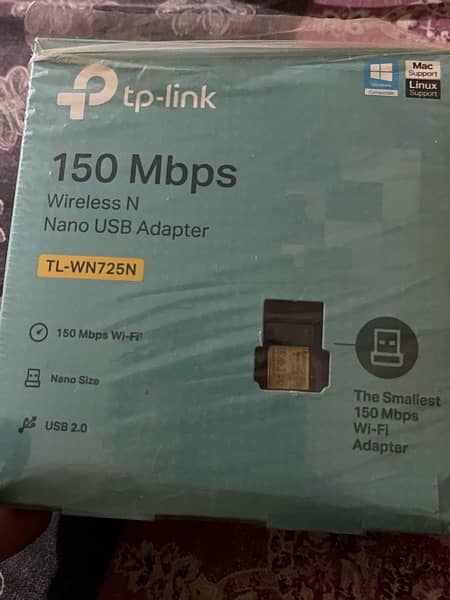 Tp-Link , 150 MBPs wireless N Nano USB Adapter 0