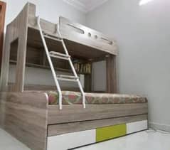 double bunk bed for kids big size for sale