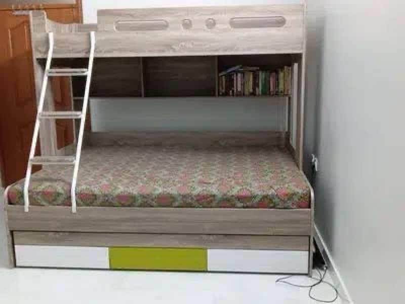 double bunk bed for kids big size for sale 1