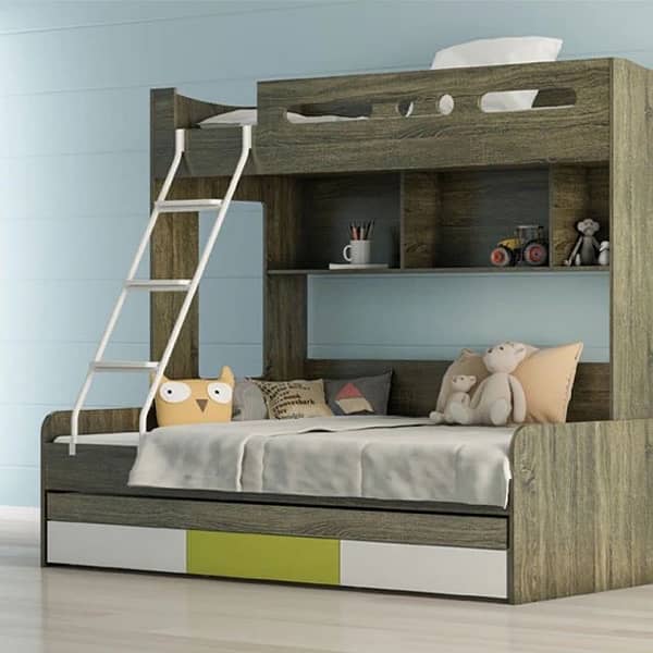 double bunk bed for kids big size for sale 3