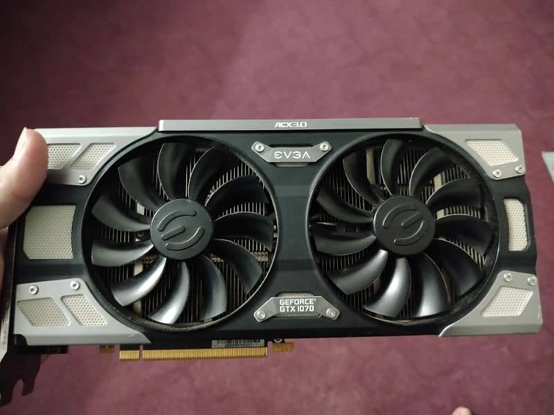 EVGA GTX1070 ACX3.0 Model 8GB GDDR5X 3