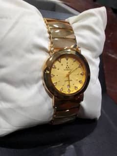 new. FITRON gold plated watch