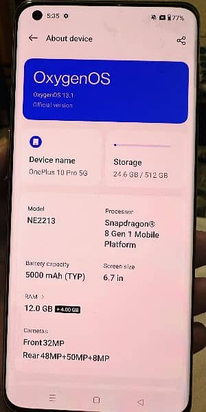 OnePlus 10 Pro (12/512)  100% OK 1