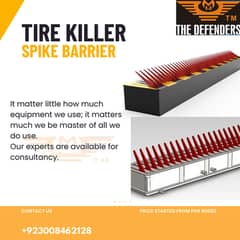 Barrier tyre killer spik barrier