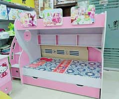 girl's triple bunk bed