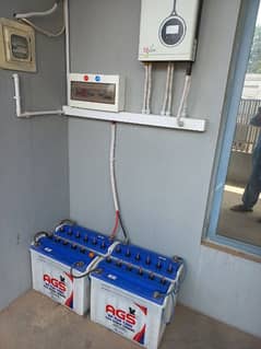 Crown 6.2kva (Relevo] Inverter + 4 Batteries for sale