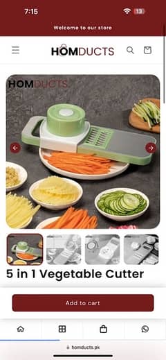 Vegetables cutter available for sale box pack