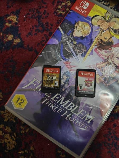 Zelda Botw, Pokemon shield,Fire emblem available 2