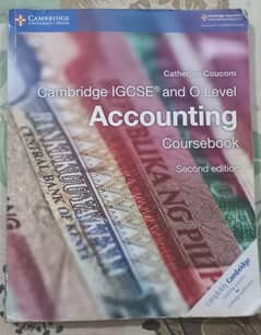 Cambridge IGCSE and O levels Accounting Book.