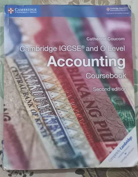 Cambridge IGCSE and O levels Accounting Book. 0