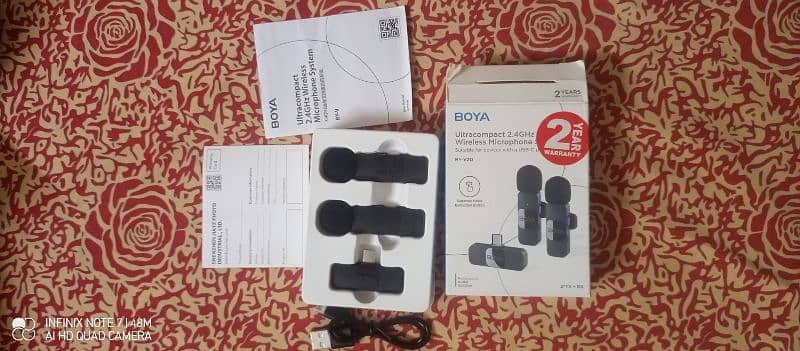 Boya Dual Wireless Type C Microphone Boya BY-V20 1