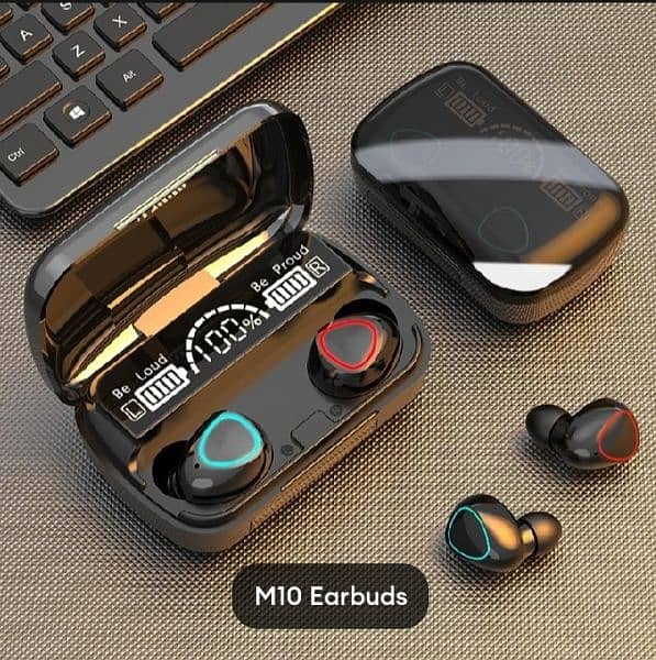 M10 Wireless Bluetooth EarBuds with Powerbank 8