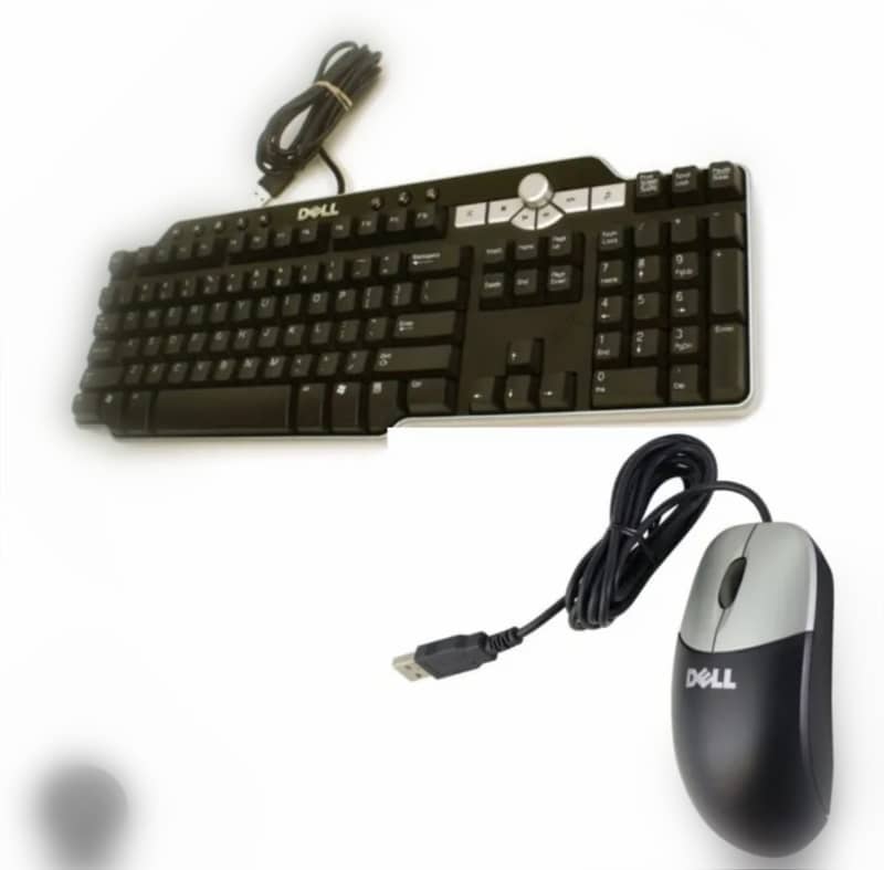 dell mouse keyboard stock 0