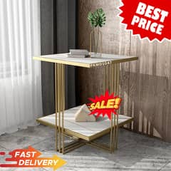 2 Tier Side Table,  End table, Besides Table, Entryway Table, Display