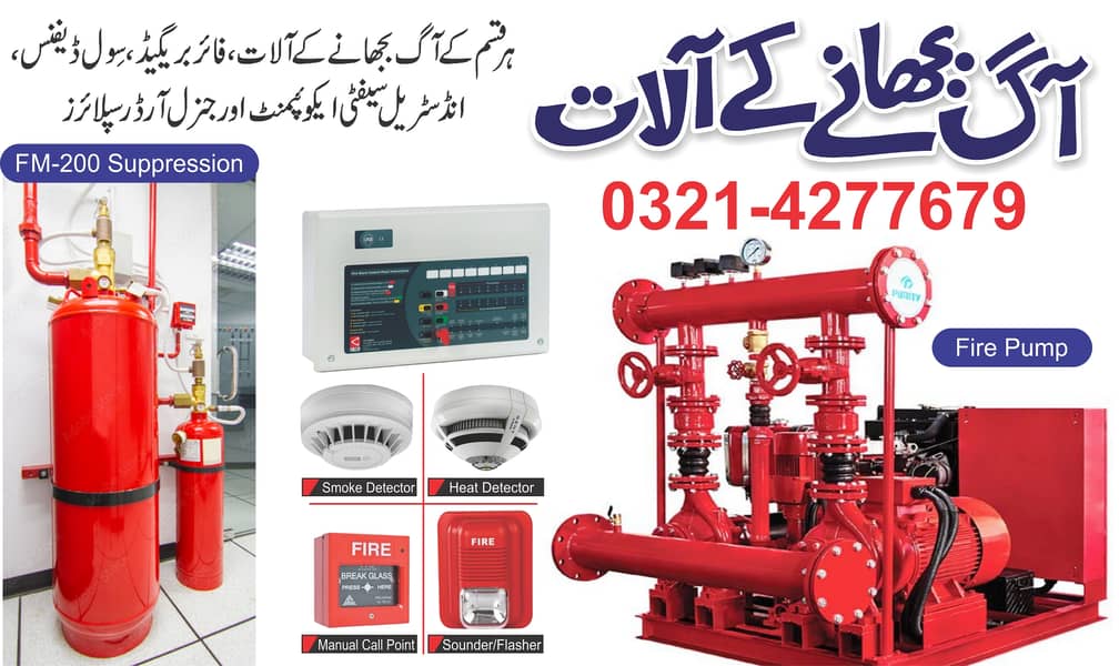 Fire Alarm, Fire Extinguisher, Cylinder, Smoke Detector, Fire Pump 2