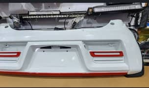 Suzuki Alto VXR 660cc White / Red Turbo RS Style Front Back Bumper