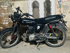 yamaha 4 stroke 100cc modified.