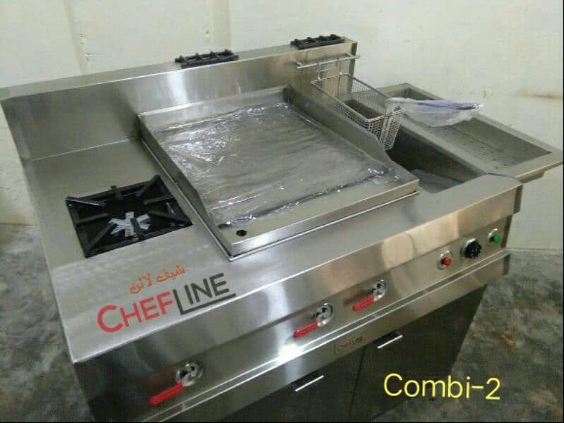 Commercial fryer, Fast Food Restaurant equipment, machine available. 3