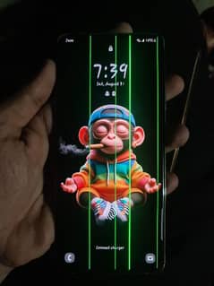 samsung s21 ultra 5g with green lines