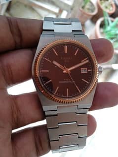 Mens Tissot Prx Powermatic 80 Steel & 18k gold bezel