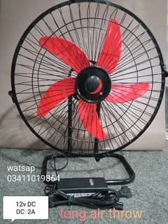 12v dc fan hogh speed moter with suply