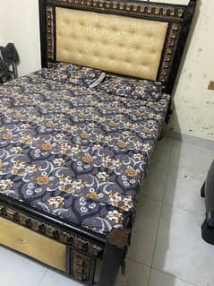 iron double bed