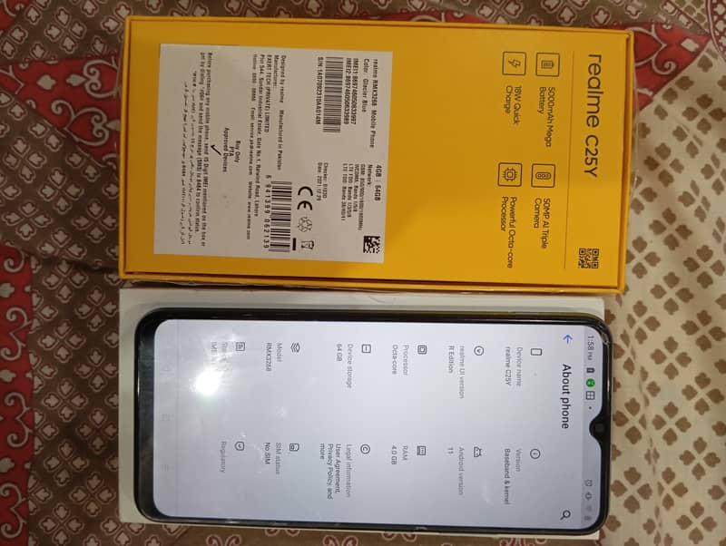 Realme c25Y 4gb/64gb 1