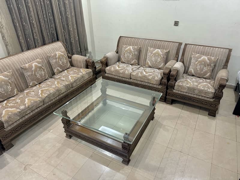 7 seater sofa set new condition 8