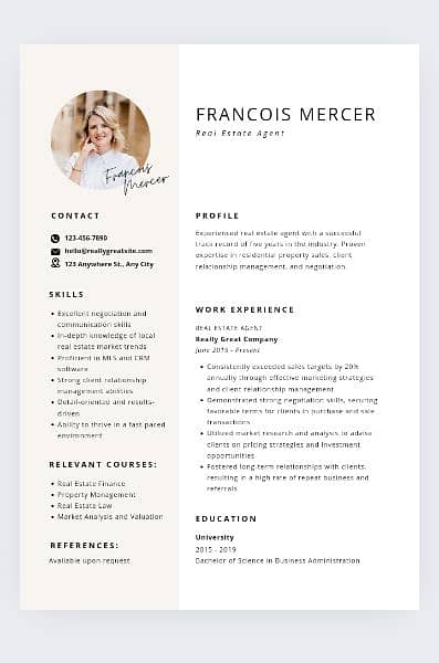 Professional CV or Resume Maker 1