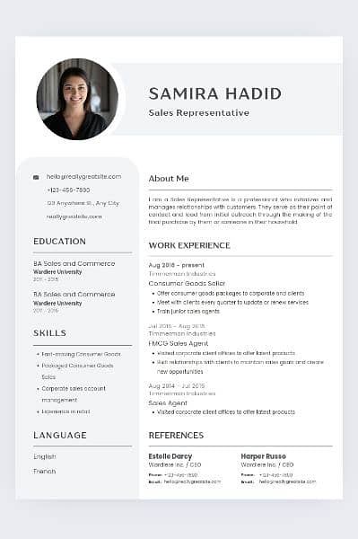 Professional CV or Resume Maker 6