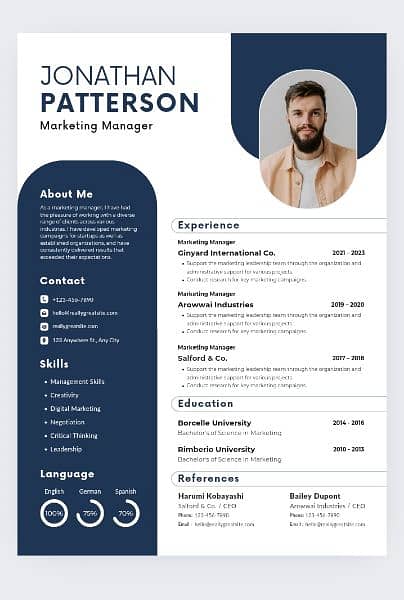 Professional CV or Resume Maker 9