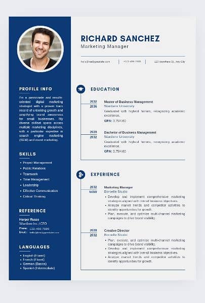 Professional CV or Resume Maker 14