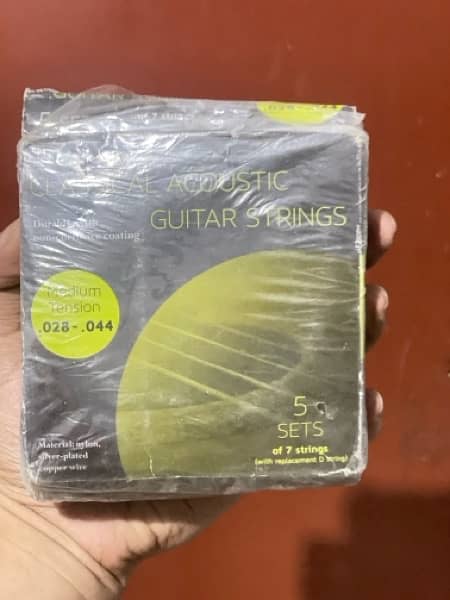 Classical Acoustic Guitar strings. (rust proof) 0