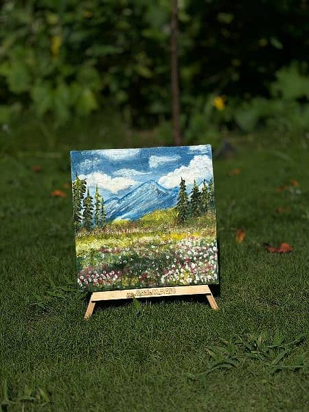 mountain land scape painting 1