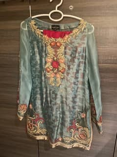 Formal shalwar kameez| blue |Nickie n nina designer | Small