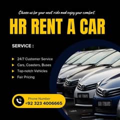 HR Rent A Car Lahore | 03234006665 | www. hrtourspk. com